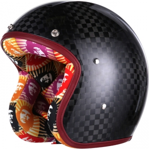 1928 Helmet - Gloss Black Carbon Fiber