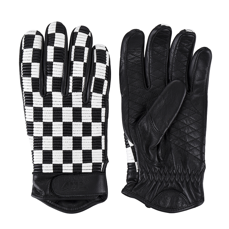 V-3 Glove - Black White Stripes