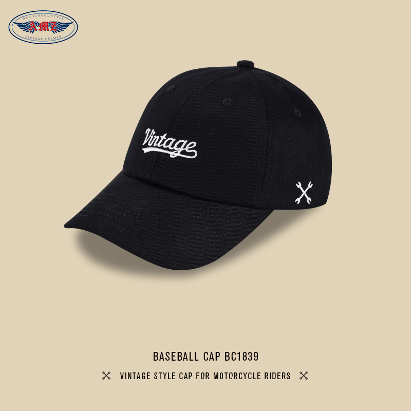 Baseball Cap 1839 - Black