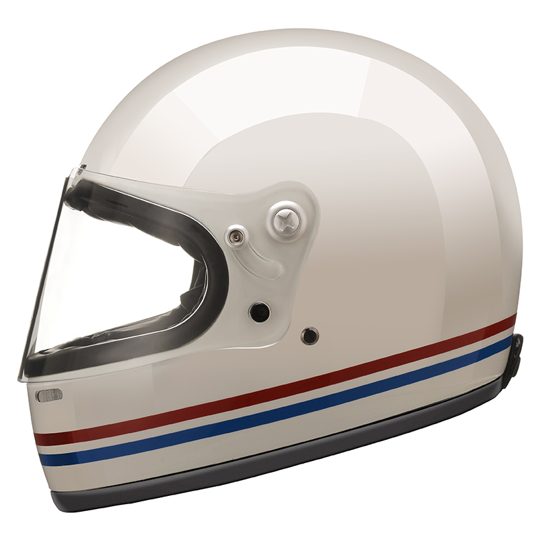 ROGUE Helmet - Stripes Red/Blue