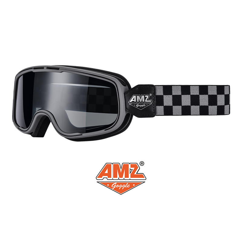 MOTO-2 Goggles - Grey Black Checkerboard Smoke