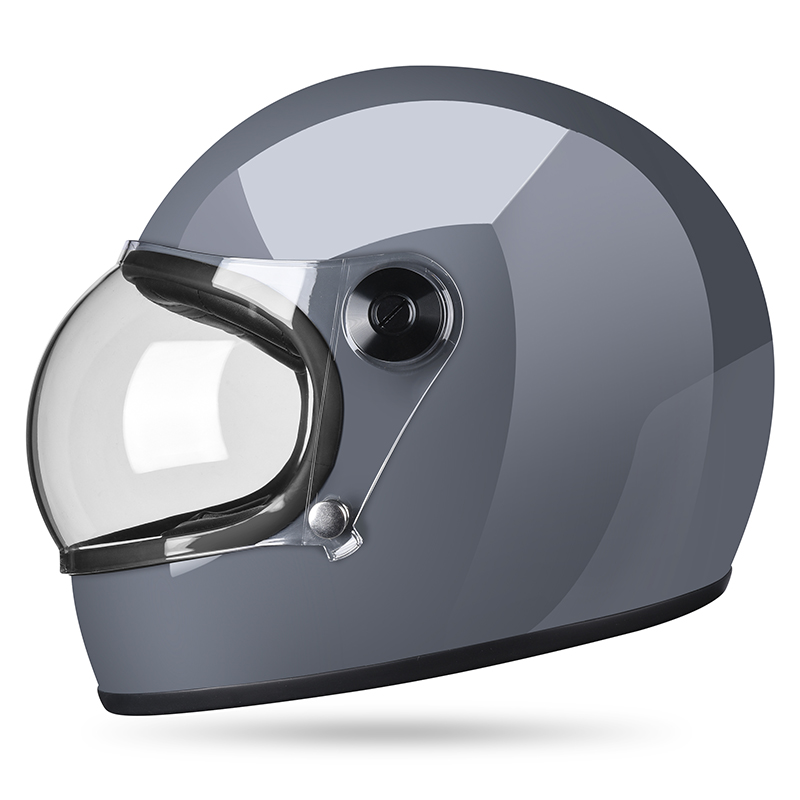 Gridos Bubble Helmet - Gloss Storm Grey