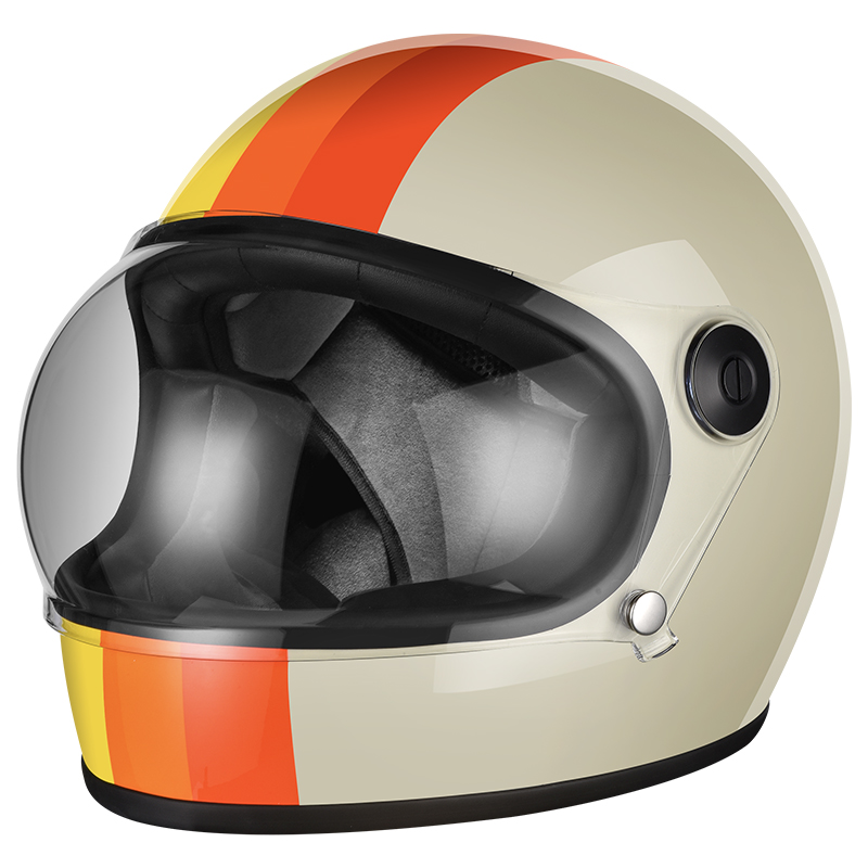 Gridos Bubble Helmet - Orange Grandient