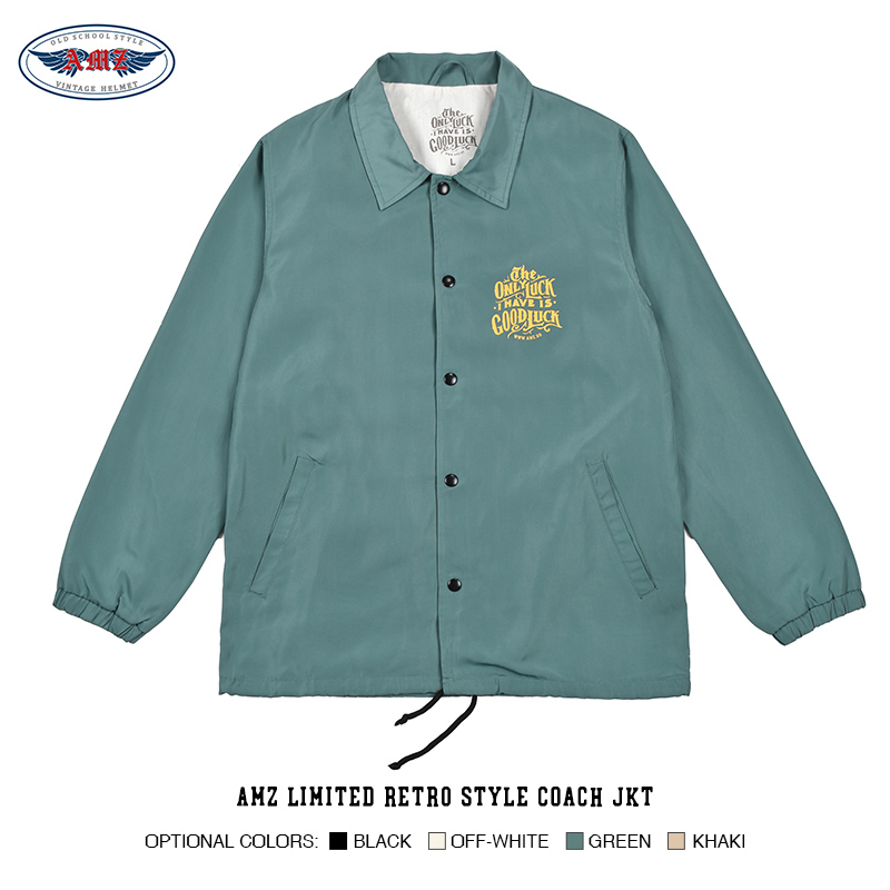 Coach Jacket - Good Luck Green