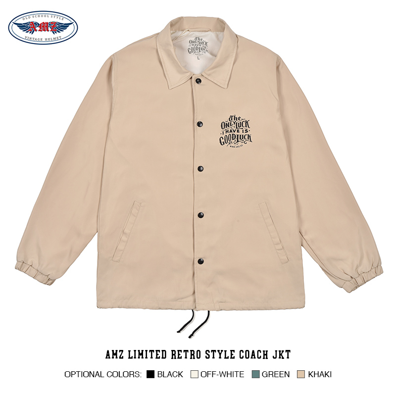 Coach Jacket - Good Luck Khaki