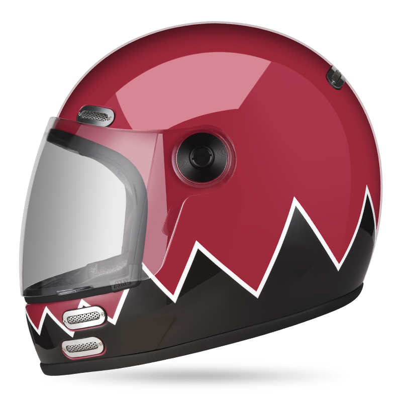 Easter Helmet - Easter Eggs Burgundy